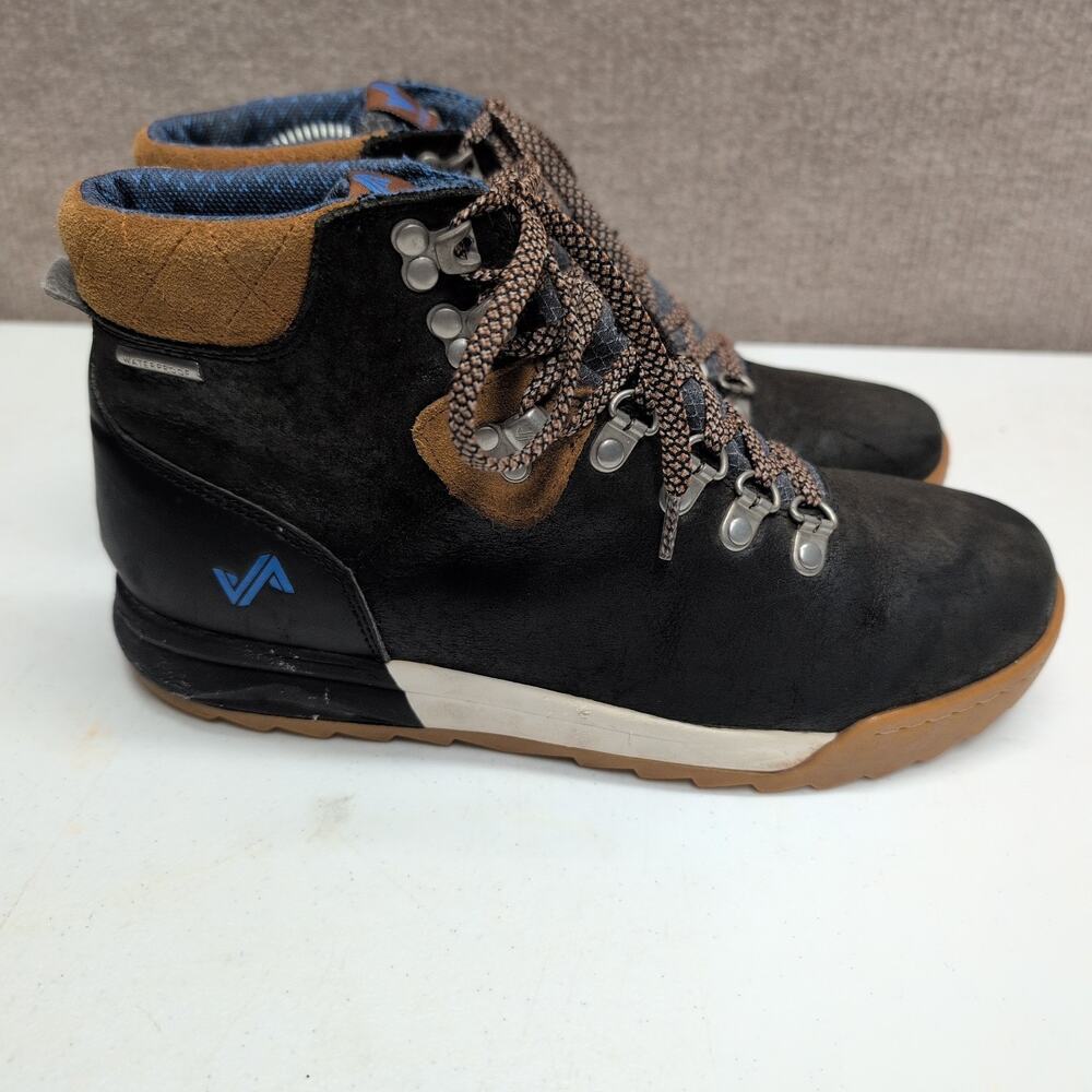 Forsake Patch Mid Hiking Boots Women's Size 8.5 Blue Black Waterproof Shoes